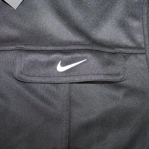 NIKE WOMEN'S PLUS SIZE BLACK LOGO TRACK JACKET - Picture 5 of 5